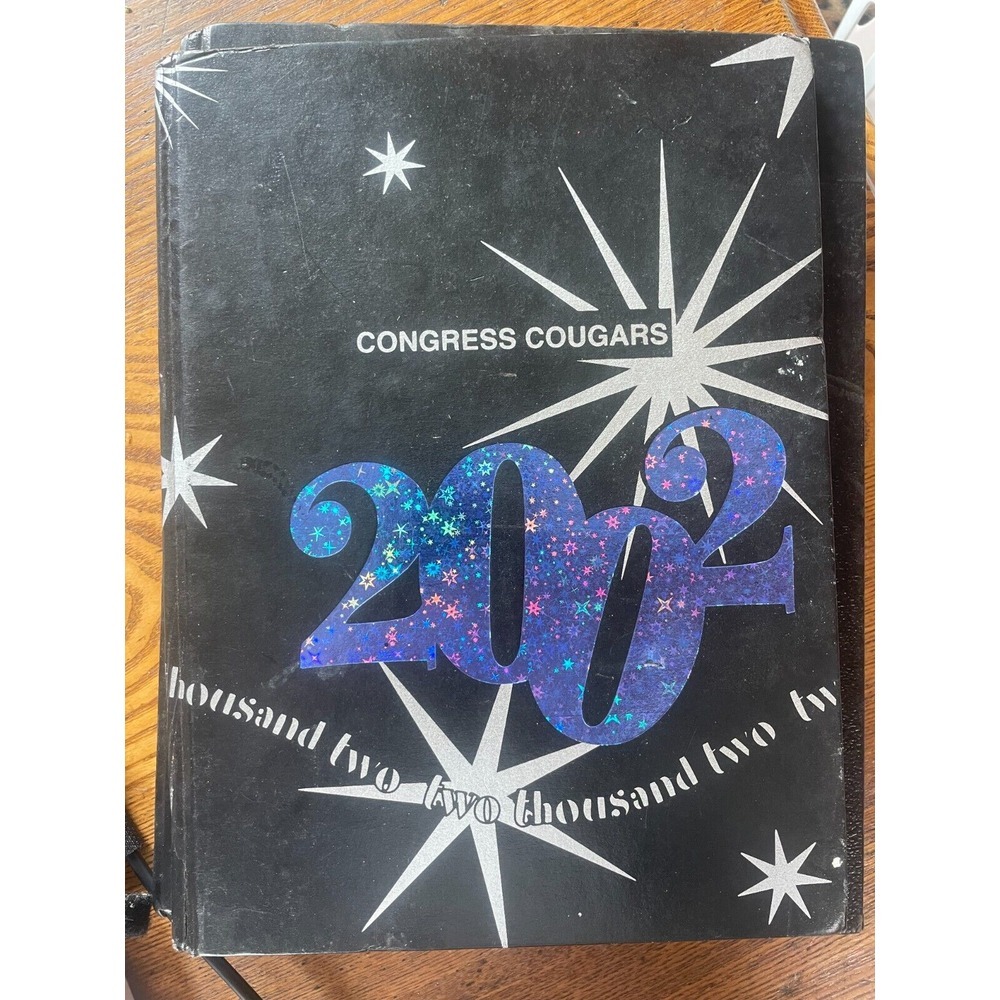 2002 Congress Cougars year book - loaded with signatures and notes